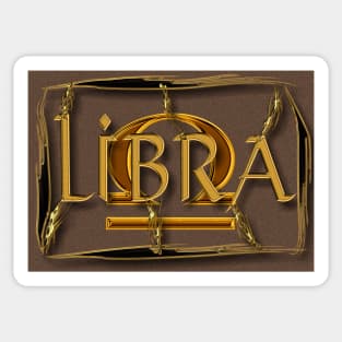 Libra, zodiac sign Sticker